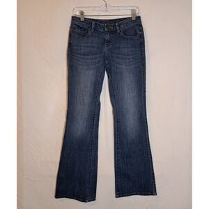 Jennifer Lopez Bootcut Jeans Women's Size 2S Stretch Mid Rise Blue Denim